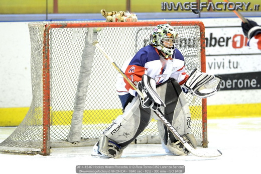 2014-12-07 Hockey Milano Rossoblu U12-Real Torino 0352 Lorenzo Serloreti